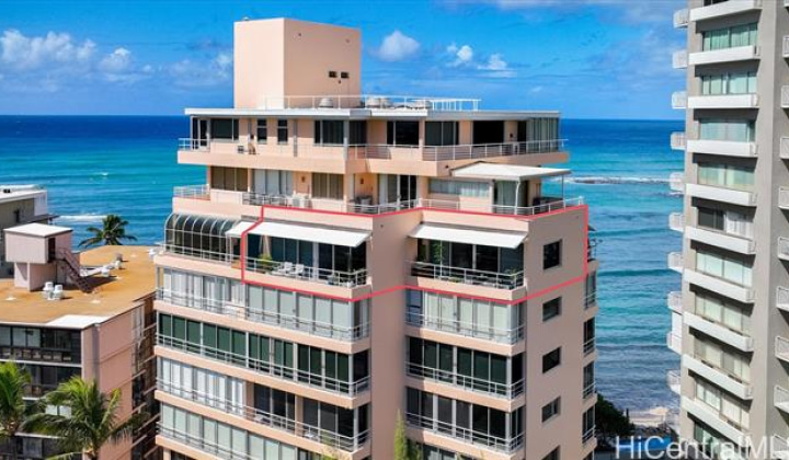 2979 Kalakaua Avenue,Honolulu,Hawaii,96815,2 Bedrooms Bedrooms,2 BathroomsBathrooms,Condo/Townhouse,Kalakaua,9,17218550