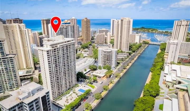 1717 Ala Wai Boulevard,Honolulu,Hawaii,96815,2 Bedrooms Bedrooms,2 BathroomsBathrooms,Condo/Townhouse,Ala Wai,12,17406184