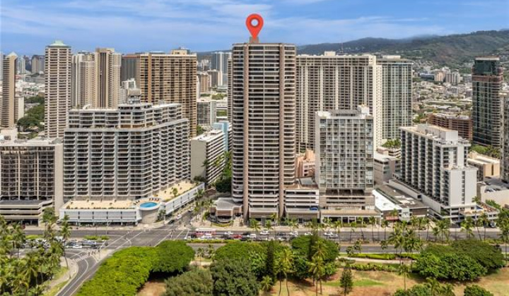 1910 Ala Moana Boulevard,Honolulu,Hawaii,96815,2 ベッドルーム ベッドルーム,2 バスルームバスルーム,コンド / タウンハウス,Ala Moana,19,18959077