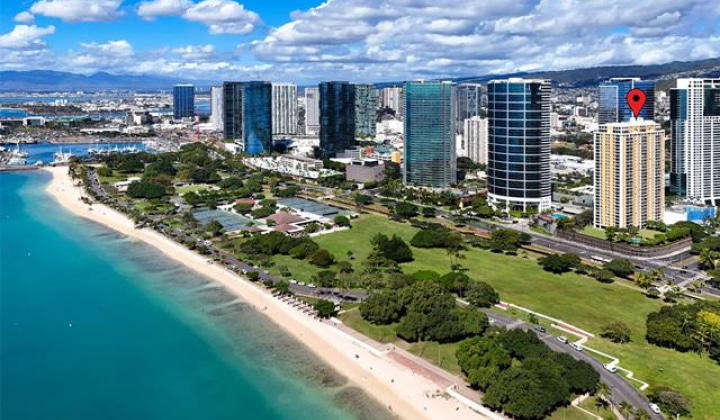 1350 Ala Moana Boulevard,Honolulu,Hawaii,96814,2 ベッドルーム ベッドルーム,2 バスルームバスルーム,コンド / タウンハウス,Ala Moana,32,18493783