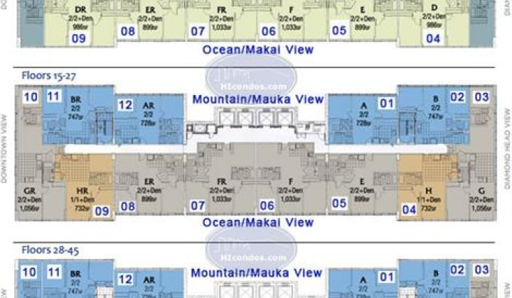 1009 Kapiolani Boulevard,Honolulu,Hawaii,96814,1 Bedroom Bedrooms,1 BathroomBathrooms,Condo/Townhouse,Kapiolani,41,18135328