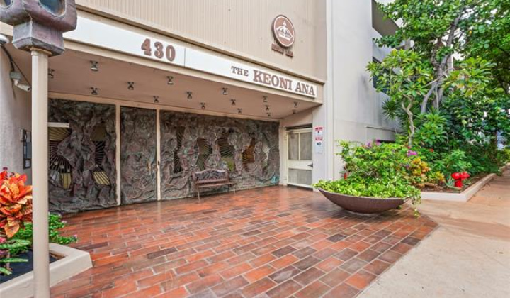 430 Keoniana Street,Honolulu,Hawaii,96815,1 Bedroom Bedrooms,1 BathroomBathrooms,Condo/Townhouse,Keoniana,10,18137280