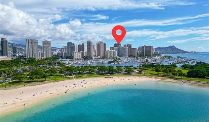 1777 Ala Moana Boulevard,Honolulu,Hawaii,96815,2 ベッドルーム ベッドルーム,2 バスルームバスルーム,コンド / タウンハウス,Ala Moana,5,18610428