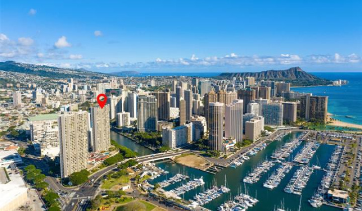 1650 Ala Moana Boulevard,Honolulu,Hawaii,96815,1 ベッドルーム ベッドルーム,1 バスルームバスルーム,コンド / タウンハウス,Ala Moana,20,18151517