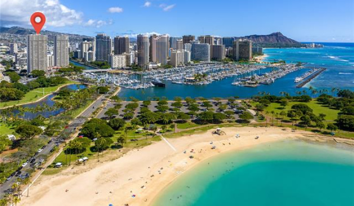 1600 Ala Moana Boulevard,Honolulu,Hawaii,96815,2 Bedrooms Bedrooms,2 BathroomsBathrooms,Condo/Townhouse,Ala Moana,19,19357654