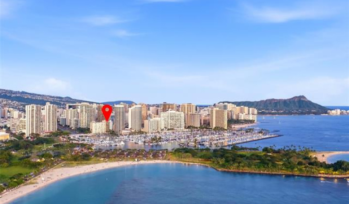 1684 Ala Moana Boulevard,Honolulu,Hawaii,96815,2 ベッドルーム ベッドルーム,1 バスルームバスルーム,コンド / タウンハウス,Ala Moana,2,19362149