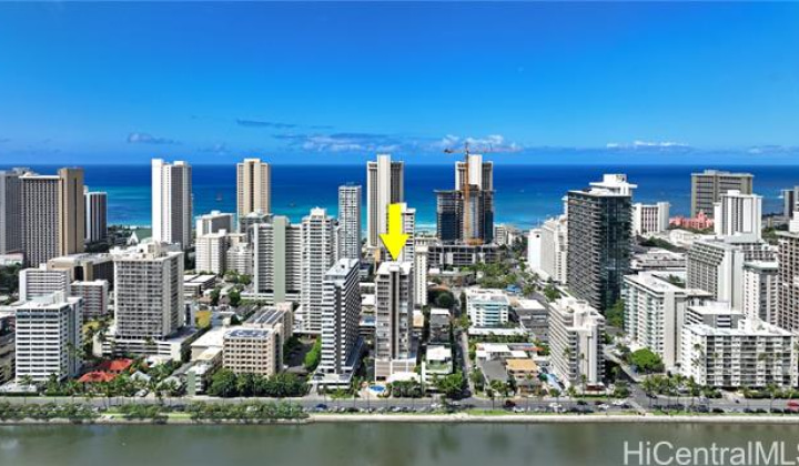 2415 Ala Wai Boulevard,Honolulu,Hawaii,96815,2 ベッドルーム ベッドルーム,1 バスルームバスルーム,コンド / タウンハウス,Ala Wai,14,18675056