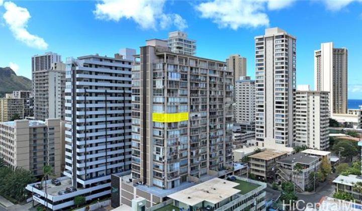2415 Ala Wai Boulevard,Honolulu,Hawaii,96815,2 ベッドルーム ベッドルーム,1 バスルームバスルーム,コンド / タウンハウス,Ala Wai,14,18675056