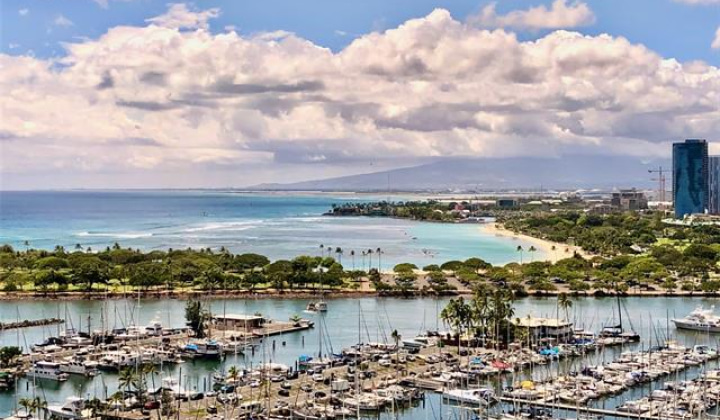 1777 Ala Moana Boulevard,Honolulu,Hawaii,96815,1 ベッドルーム ベッドルーム,1 バスルームバスルーム,コンド / タウンハウス,Ala Moana,21,18724361