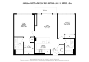 600 Ala Moana Boulevard,Honolulu,Hawaii,96813,2 ベッドルーム ベッドルーム,2 バスルームバスルーム,コンド / タウンハウス,Ala Moana,12,18270660
