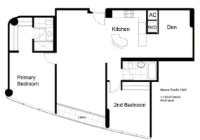 1288 Kapiolani Boulevard,Honolulu,Hawaii,96814,2 Bedrooms Bedrooms,2 BathroomsBathrooms,Condo/Townhouse,Kapiolani,12,18273885