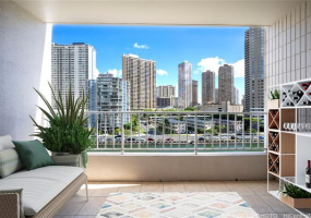 1848 Kahakai Drive,Honolulu,Hawaii,96814,1 ベッドルーム ベッドルーム,1 バスルームバスルーム,コンド / タウンハウス,Kahakai,8,18278405