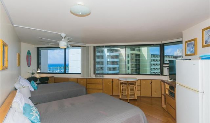 1700 Ala Moana Boulevard,Honolulu,Hawaii,96815,1 バスルームバスルーム,コンド / タウンハウス,Ala Moana,16,18754906
