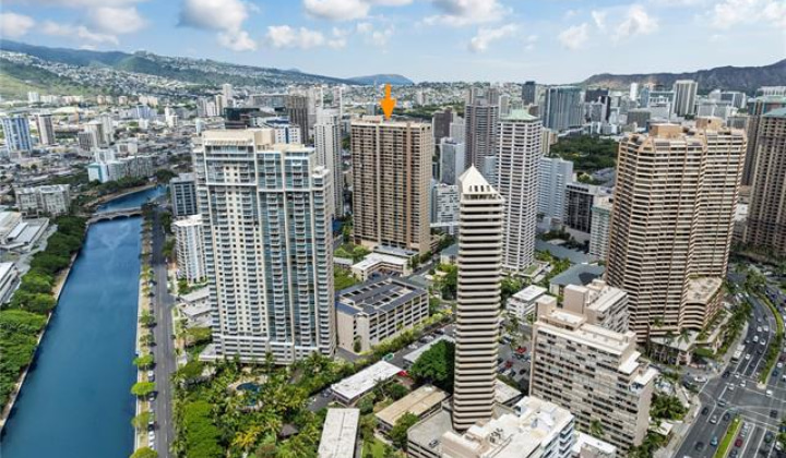 411 Hobron Lane,Honolulu,Hawaii,96815,2 ベッドルーム ベッドルーム,1 バスルームバスルーム,コンド / タウンハウス,Hobron,33,18781868