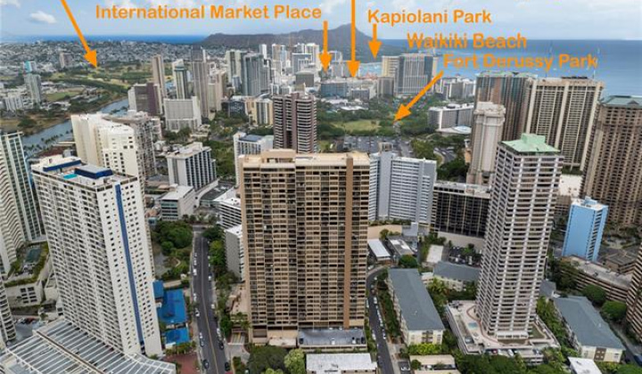 411 Hobron Lane,Honolulu,Hawaii,96815,2 ベッドルーム ベッドルーム,1 バスルームバスルーム,コンド / タウンハウス,Hobron,33,18781868