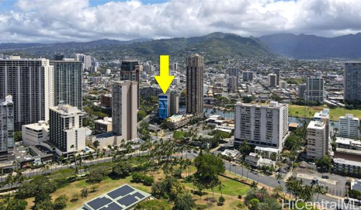 1909 Ala Wai Boulevard,Honolulu,Hawaii,96815,2 ベッドルーム ベッドルーム,1 バスルームバスルーム,コンド / タウンハウス,Ala Wai,6,19514283