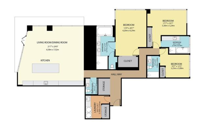 888 Kapiolani Boulevard,Honolulu,Hawaii,96813,3 ベッドルーム ベッドルーム,3 バスルームバスルーム,コンド / タウンハウス,Kapiolani,45,18365486