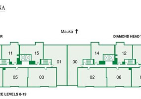 1555 Kapiolani Boulevard,Honolulu,Hawaii,96814,2 ベッドルーム ベッドルーム,2 バスルームバスルーム,コンド / タウンハウス,Kapiolani,11,18373253