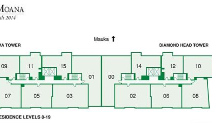 1555 Kapiolani Boulevard,Honolulu,Hawaii,96814,2 ベッドルーム ベッドルーム,2 バスルームバスルーム,コンド / タウンハウス,Kapiolani,11,18373253