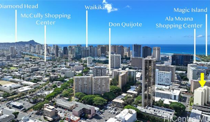 910 Ahana Street,Honolulu,Hawaii,96814,2 ベッドルーム ベッドルーム,1 バスルームバスルーム,コンド / タウンハウス,Ahana,10,18374646