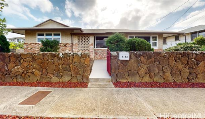 4153 Kilauea Avenue,Honolulu,Hawaii,96816,4 Bedrooms Bedrooms,3 BathroomsBathrooms,Single family,Kilauea,18377036