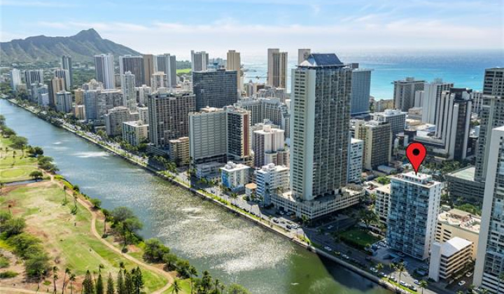 2233 Ala Wai Boulevard,Honolulu,Hawaii,96815,1 ベッドルーム ベッドルーム,1 バスルームバスルーム,コンド / タウンハウス,Ala Wai,18,18379221