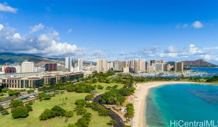 1388 Ala Moana Boulevard,Honolulu,Hawaii,96814,2 ベッドルーム ベッドルーム,2 バスルームバスルーム,コンド / タウンハウス,Ala Moana,4,18839308