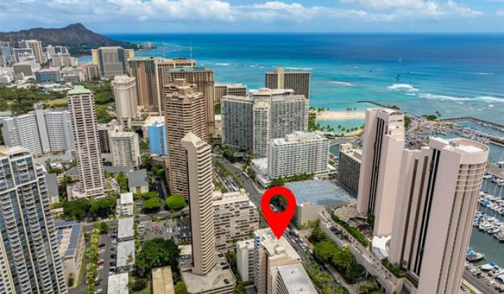1684 Ala Moana Boulevard,Honolulu,Hawaii,96815,2 ベッドルーム ベッドルーム,1 バスルームバスルーム,コンド / タウンハウス,Ala Moana,2,18849017
