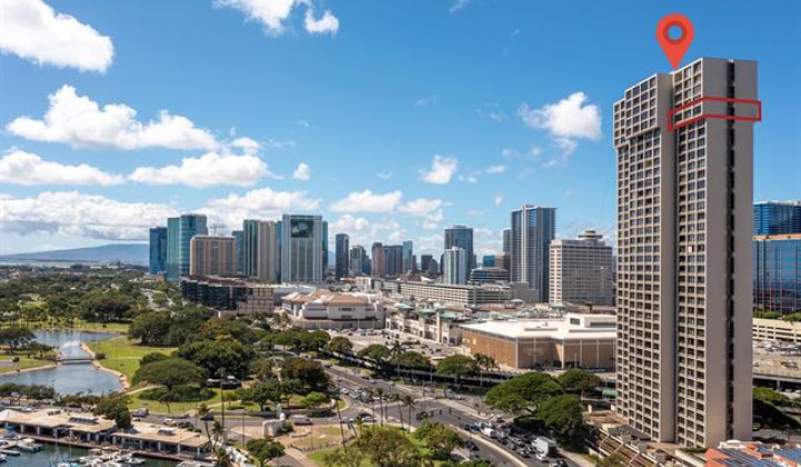 1600 Ala Moana Boulevard,Honolulu,Hawaii,96815,3 ベッドルーム ベッドルーム,3 バスルームバスルーム,コンド / タウンハウス,Ala Moana,37,18849627