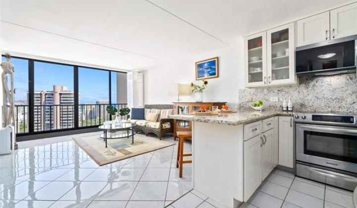411 Hobron Lane,Honolulu,Hawaii,96815,1 ベッドルーム ベッドルーム,1 バスルームバスルーム,コンド / タウンハウス,Hobron,38,18856076