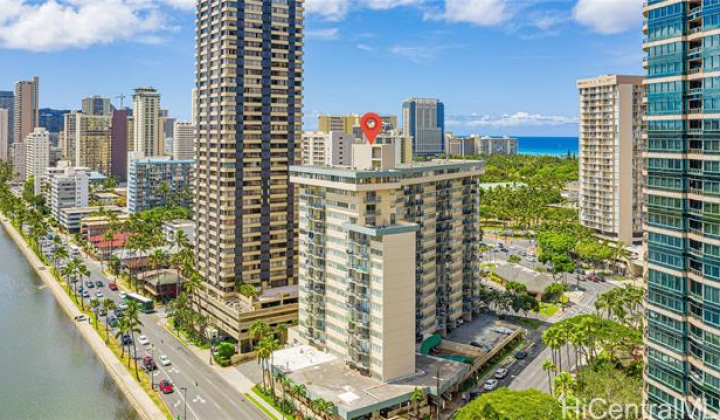 1909 Ala Wai Boulevard,Honolulu,Hawaii,96815,2 ベッドルーム ベッドルーム,1 バスルームバスルーム,コンド / タウンハウス,Ala Wai,4,18874871