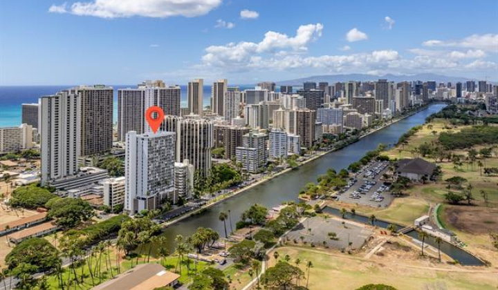 2611 Ala Wai Boulevard,Honolulu,Hawaii,96815,1 ベッドルーム ベッドルーム,1 バスルームバスルーム,コンド / タウンハウス,Ala Wai,24,18877158