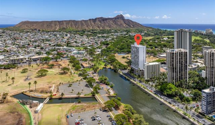 2611 Ala Wai Boulevard,Honolulu,Hawaii,96815,1 ベッドルーム ベッドルーム,1 バスルームバスルーム,コンド / タウンハウス,Ala Wai,24,18877158