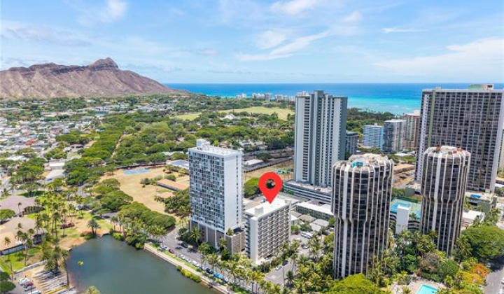 2609 Ala Wai Boulevard,Honolulu,Hawaii,96815,1 ベッドルーム ベッドルーム,1 バスルームバスルーム,コンド / タウンハウス,Ala Wai,10,18888196