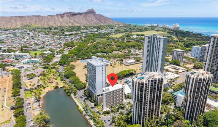 2609 Ala Wai Boulevard,Honolulu,Hawaii,96815,1 ベッドルーム ベッドルーム,1 バスルームバスルーム,コンド / タウンハウス,Ala Wai,10,18888196