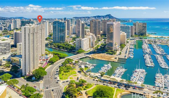 1650 Ala Moana Boulevard,Honolulu,Hawaii,96815,1 ベッドルーム ベッドルーム,1 バスルームバスルーム,コンド / タウンハウス,Ala Moana,20,18895413
